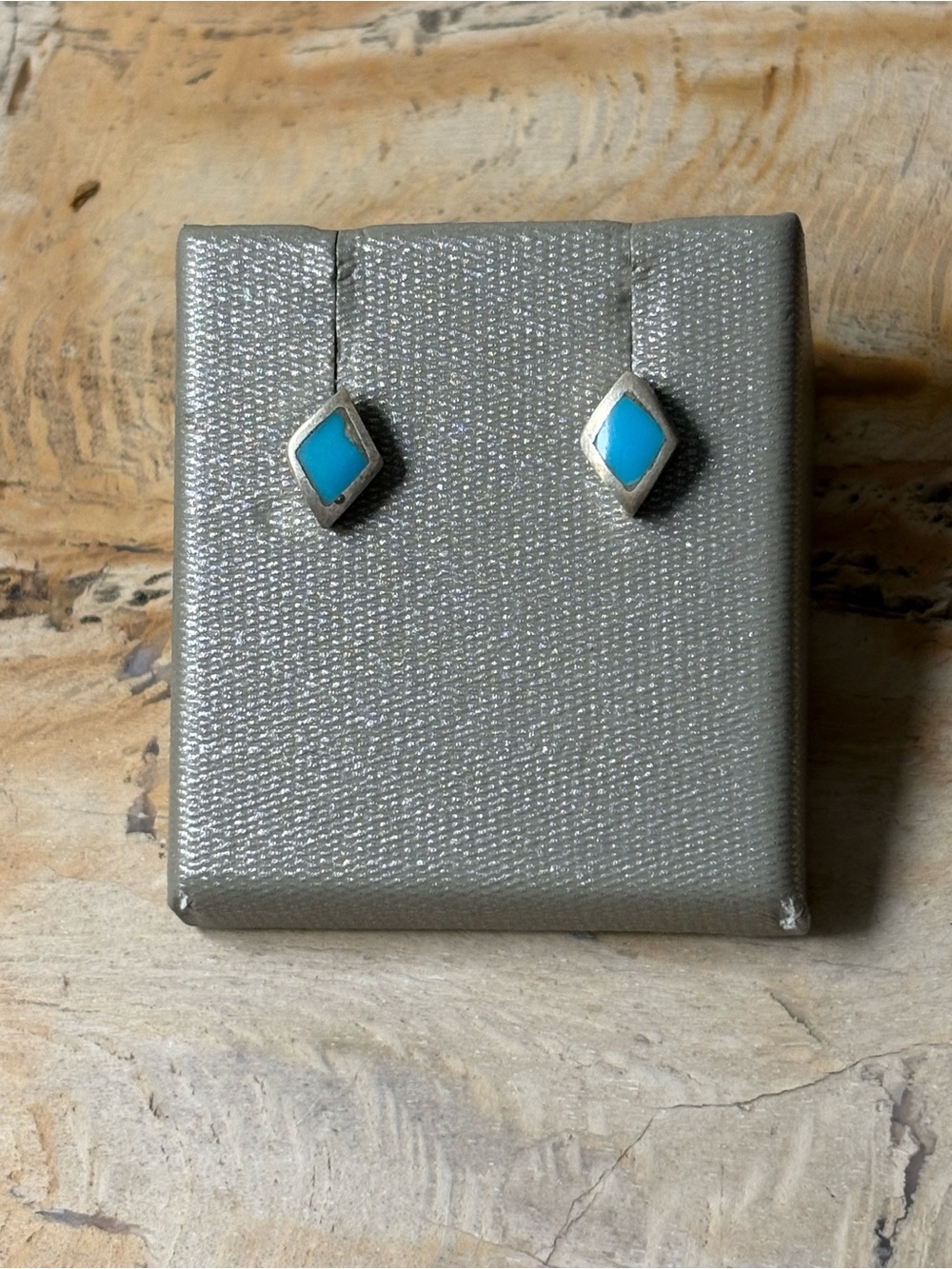Sterling Silver Turquoise Dainty Stud Earrings